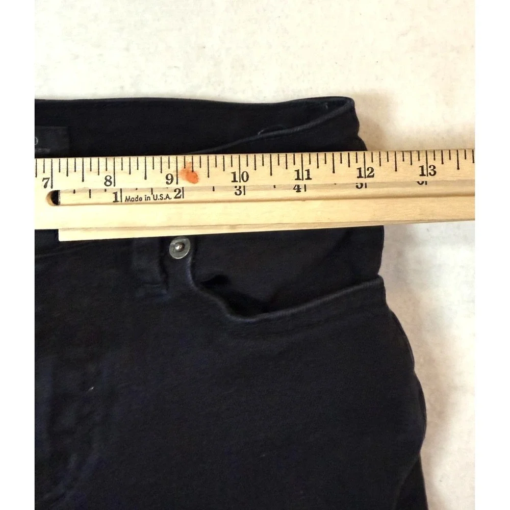 Polo Ralph Lauren Girls Black‎ Jeans Size 8 Slim Straight Stretch Denim Pants